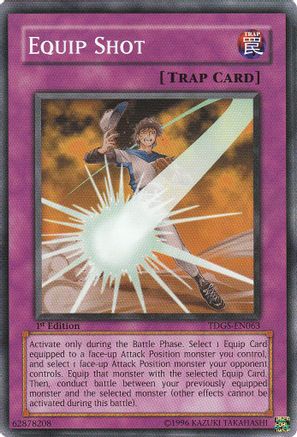 Equip Shot (TDGS-EN063) - The Duelist Genesis Unlimited - Premium Yugioh Single from Konami - Just $0.25! Shop now at Game Crave Tournament Store