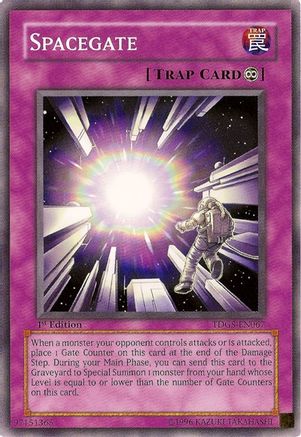 Spacegate (TDGS-EN067) - The Duelist Genesis 1st Edition - Premium Yugioh Single from Konami - Just $0.25! Shop now at Game Crave Tournament Store