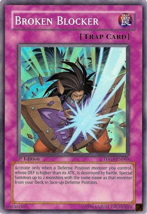 Broken Blocker (TDGS-EN069) - The Duelist Genesis Unlimited - Premium Yugioh Single from Konami - Just $0.18! Shop now at Game Crave Tournament Store