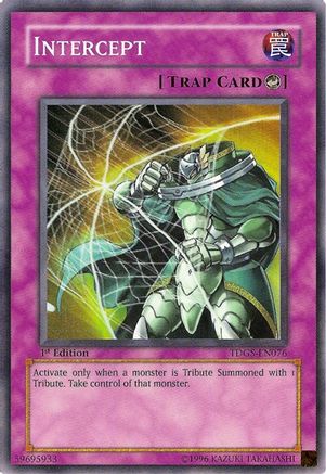 Intercept (TDGS-EN076) - The Duelist Genesis 1st Edition - Premium Yugioh Single from Konami - Just $1.21! Shop now at Game Crave Tournament Store