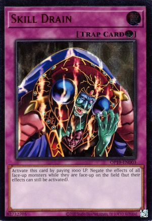 Skill Drain (OP19-EN003) - OTS Tournament Pack 19 Unlimited - Premium Yugioh Single from Konami - Just $8.36! Shop now at Game Crave Tournament Store
