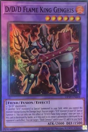 D/D/D Flame King Genghis (OP19-EN009) - OTS Tournament Pack 19 Unlimited - Premium Yugioh Single from Konami - Just $0.41! Shop now at Game Crave Tournament Store