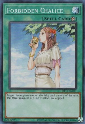 Forbidden Chalice (OP19-EN011) - OTS Tournament Pack 19 Unlimited - Premium Yugioh Single from Konami - Just $0.46! Shop now at Game Crave Tournament Store