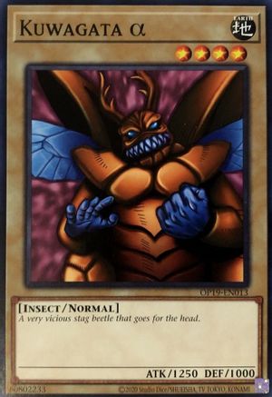 Kuwagata Alpha (OP19-EN013) - OTS Tournament Pack 19 Unlimited - Premium Yugioh Single from Konami - Just $0.25! Shop now at Game Crave Tournament Store