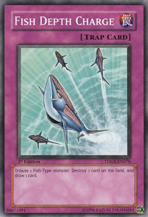 Fish Depth Charge (TDGS-EN078) - The Duelist Genesis 1st Edition - Premium Yugioh Single from Konami - Just $0.29! Shop now at Game Crave Tournament Store