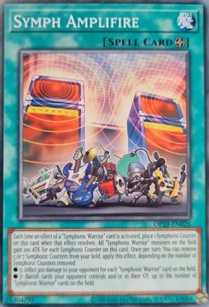 Symph Amplifire (OP19-EN026) - OTS Tournament Pack 19 Unlimited - Premium Yugioh Single from Konami - Just $0.25! Shop now at Game Crave Tournament Store