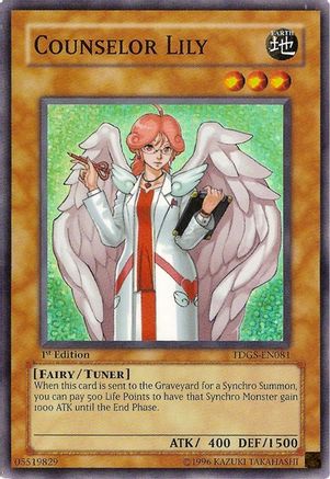 Counselor Lily (TDGS-EN081) - The Duelist Genesis 1st Edition - Premium Yugioh Single from Konami - Just $0.84! Shop now at Game Crave Tournament Store