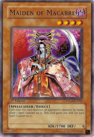 Maiden of Macabre (TDGS-EN084) - The Duelist Genesis Unlimited - Premium Yugioh Single from Konami - Just $0.39! Shop now at Game Crave Tournament Store
