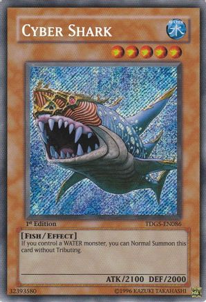 Cyber Shark (TDGS-EN086) - The Duelist Genesis Unlimited - Premium Yugioh Single from Konami - Just $1.98! Shop now at Game Crave Tournament Store