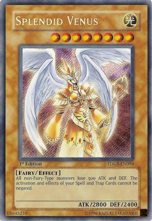 Splendid Venus (TDGS-EN094) - The Duelist Genesis 1st Edition - Premium Yugioh Single from Konami - Just $15.98! Shop now at Game Crave Tournament Store