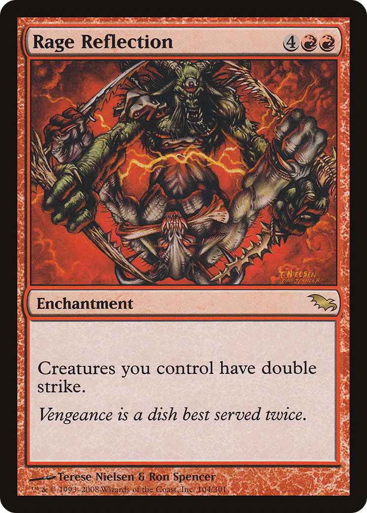 Rage Reflection (SHM-104) - Shadowmoor Foil - Premium MTG Single from Wizards of the Coast - Just $3.45! Shop now at Game Crave Tournament Store