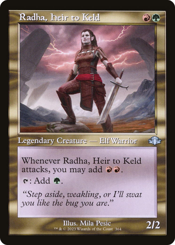 Radha, Heir to Keld (DMR-364) - Dominaria Remastered Foil - Premium MTG Single from Wizards of the Coast - Just $0.08! Shop now at Game Crave Tournament Store