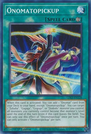 Onomatopickup (LDS3-EN128) - Legendary Duelists: Season 3 1st Edition - Premium Yugioh Single from Konami - Just $0.08! Shop now at Game Crave Tournament Store