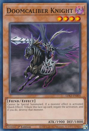 Doomcaliber Knight (LDS3-EN005) - Legendary Duelists: Season 3 1st Edition - Premium Yugioh Single from Konami - Just $0.25! Shop now at Game Crave Tournament Store