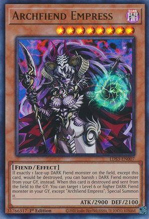Archfiend Empress (LDS3-EN007) - Legendary Duelists: Season 3 1st Edition - Premium Yugioh Single from Konami - Just $0.25! Shop now at Game Crave Tournament Store