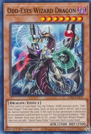 Odd-Eyes Wizard Dragon (LDS3-EN131) - Legendary Duelists: Season 3 1st Edition - Premium Yugioh Single from Konami - Just $0.25! Shop now at Game Crave Tournament Store