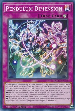 Pendulum Dimension (LDS3-EN134) - Legendary Duelists: Season 3 1st Edition - Premium Yugioh Single from Konami - Just $0.25! Shop now at Game Crave Tournament Store