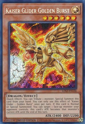 Kaiser Glider Golden Burst (LDS3-EN136) - Legendary Duelists: Season 3 Limited - Premium Yugioh Single from Konami - Just $0.25! Shop now at Game Crave Tournament Store