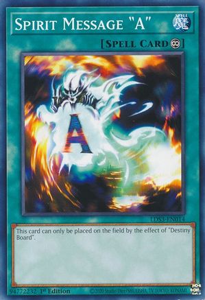 Spirit Message "A" (LDS3-EN014) - Legendary Duelists: Season 3 1st Edition - Premium Yugioh Single from Konami - Just $0.25! Shop now at Game Crave Tournament Store