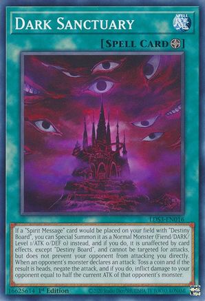 Dark Sanctuary (LDS3-EN016) - Legendary Duelists: Season 3 1st Edition - Premium Yugioh Single from Konami - Just $0.25! Shop now at Game Crave Tournament Store