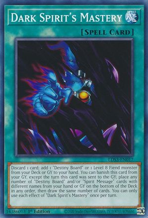 Dark Spirit's Mastery (LDS3-EN017) - Legendary Duelists: Season 3 1st Edition - Premium Yugioh Single from Konami - Just $0.25! Shop now at Game Crave Tournament Store