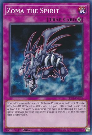 Zoma the Spirit (LDS3-EN019) - Legendary Duelists: Season 3 1st Edition - Premium Yugioh Single from Konami - Just $0.25! Shop now at Game Crave Tournament Store
