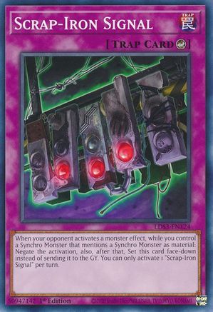 Scrap-Iron Signal (LDS3-EN124) - Legendary Duelists: Season 3 1st Edition - Premium Yugioh Single from Konami - Just $0.25! Shop now at Game Crave Tournament Store