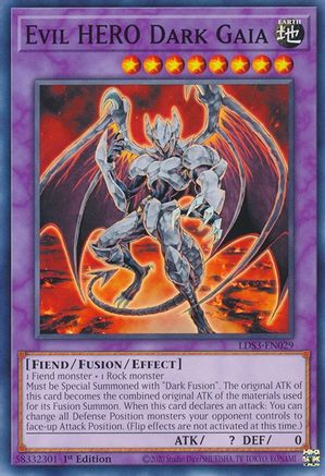 Evil HERO Dark Gaia (LDS3-EN029) - Legendary Duelists: Season 3 1st Edition - Premium Yugioh Single from Konami - Just $0.08! Shop now at Game Crave Tournament Store