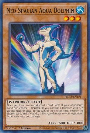 Neo-Spacian Aqua Dolphin (LDS3-EN101) - Legendary Duelists: Season 3 1st Edition - Premium Yugioh Single from Konami - Just $0.08! Shop now at Game Crave Tournament Store