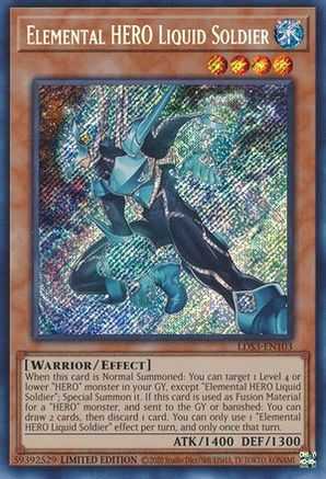 Elemental HERO Liquid Soldier (LDS3-EN103) - Legendary Duelists: Season 3 Limited - Premium Yugioh Single from Konami - Just $5.42! Shop now at Game Crave Tournament Store