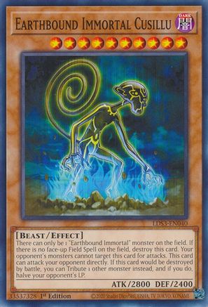 Earthbound Immortal Cusillu (LDS3-EN040) - Legendary Duelists: Season 3 1st Edition - Premium Yugioh Single from Konami - Just $0.25! Shop now at Game Crave Tournament Store