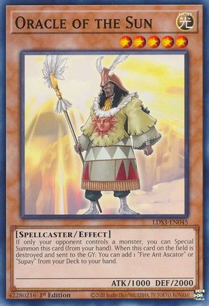Oracle of the Sun (LDS3-EN045) - Legendary Duelists: Season 3 1st Edition - Premium Yugioh Single from Konami - Just $0.25! Shop now at Game Crave Tournament Store