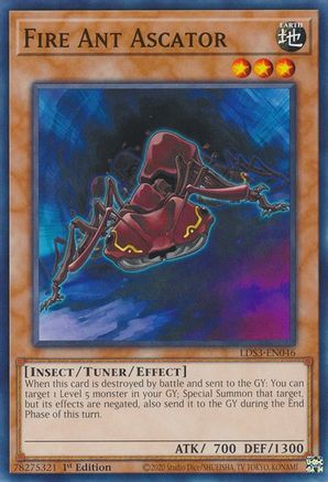 Fire Ant Ascator (LDS3-EN046) - Legendary Duelists: Season 3 1st Edition - Premium Yugioh Single from Konami - Just $0.25! Shop now at Game Crave Tournament Store