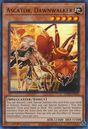 Ascator, Dawnwalker (LDS3-EN050) - Legendary Duelists: Season 3 1st Edition - Premium Yugioh Single from Konami - Just $0.26! Shop now at Game Crave Tournament Store