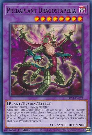 Predaplant Dragostapelia (LDS3-EN075) - Legendary Duelists: Season 3 1st Edition - Premium Yugioh Single from Konami - Just $0.25! Shop now at Game Crave Tournament Store