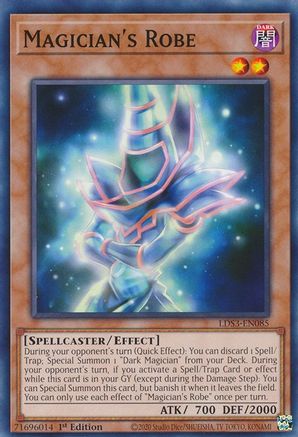 Magician's Robe (LDS3-EN085) - Legendary Duelists: Season 3 1st Edition - Premium Yugioh Single from Konami - Just $0.08! Shop now at Game Crave Tournament Store