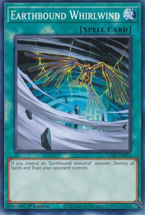 Earthbound Whirlwind (LDS3-EN054) - Legendary Duelists: Season 3 1st Edition - Premium Yugioh Single from Konami - Just $0.25! Shop now at Game Crave Tournament Store