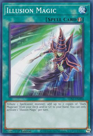 Illusion Magic (LDS3-EN094) - Legendary Duelists: Season 3 1st Edition - Premium Yugioh Single from Konami - Just $0.25! Shop now at Game Crave Tournament Store