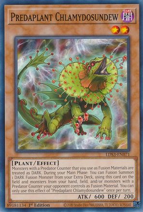 Predaplant Chlamydosundew (LDS3-EN071) - Legendary Duelists: Season 3 1st Edition - Premium Yugioh Single from Konami - Just $0.08! Shop now at Game Crave Tournament Store
