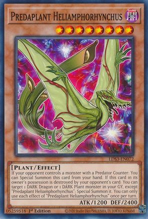 Predaplant Heliamphorhynchus (LDS3-EN072) - Legendary Duelists: Season 3 1st Edition - Premium Yugioh Single from Konami - Just $0.25! Shop now at Game Crave Tournament Store