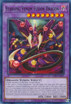 Starving Venom Fusion Dragon (LDS3-EN073) - Legendary Duelists: Season 3 1st Edition - Premium Yugioh Single from Konami - Just $0.38! Shop now at Game Crave Tournament Store