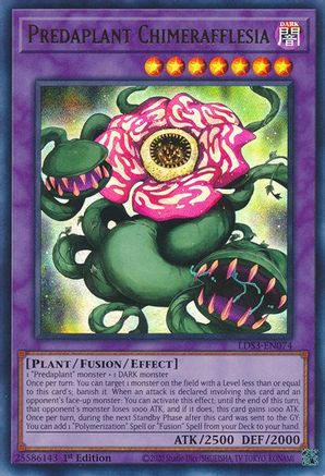 Predaplant Chimerafflesia (LDS3-EN074) - Legendary Duelists: Season 3 1st Edition - Premium Yugioh Single from Konami - Just $0.25! Shop now at Game Crave Tournament Store