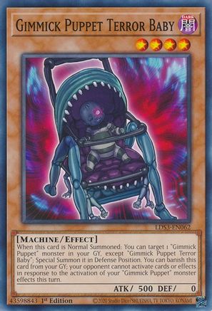 Gimmick Puppet Terror Baby (LDS3-EN062) - Legendary Duelists: Season 3 1st Edition - Premium Yugioh Single from Konami - Just $0.08! Shop now at Game Crave Tournament Store