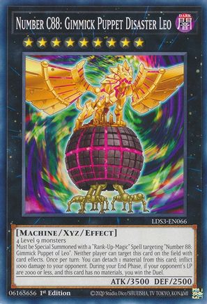 Number C88: Gimmick Puppet Disaster Leo (LDS3-EN066) - Legendary Duelists: Season 3 1st Edition - Premium Yugioh Single from Konami - Just $0.08! Shop now at Game Crave Tournament Store