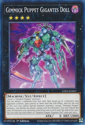 Gimmick Puppet Gigantes Doll (LDS3-EN067) - Legendary Duelists: Season 3 1st Edition - Premium Yugioh Single from Konami - Just $0.25! Shop now at Game Crave Tournament Store
