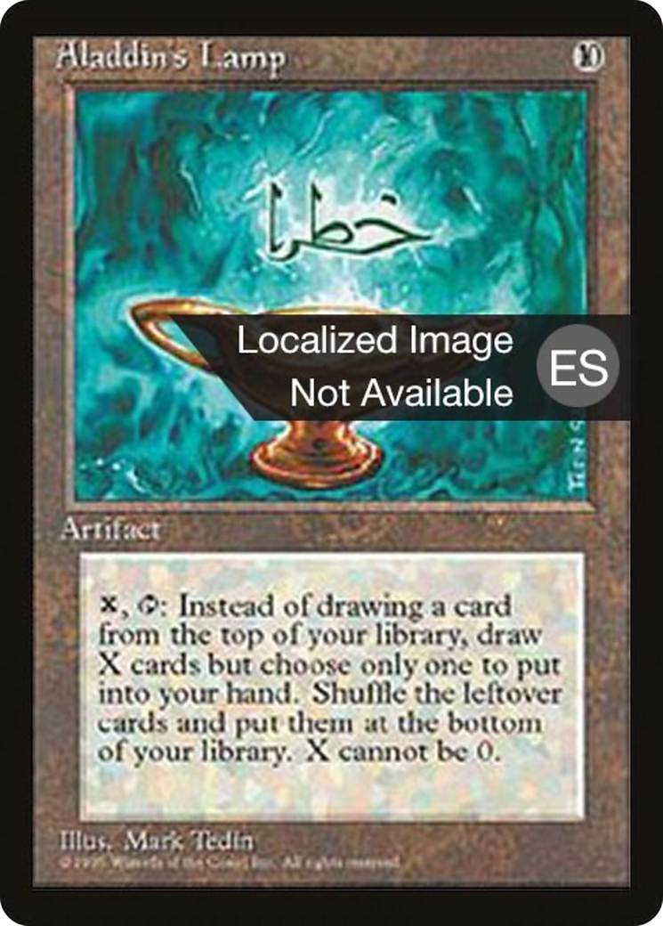 Aladdin's Lamp (4BB-291) - Fourth Edition Foreign Black Border - Premium MTG Single from Wizards of the Coast - Just $0! Shop now at Game Crave Tournament Store