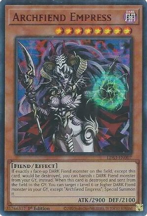 Archfiend Empress (Red) (LDS3-EN007) - Legendary Duelists: Season 3 1st Edition - Premium Yugioh Single from Konami - Just $0.25! Shop now at Game Crave Tournament Store