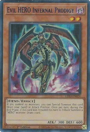 Evil HERO Infernal Prodigy (Blue) (LDS3-EN024) - Legendary Duelists: Season 3 1st Edition - Premium Yugioh Single from Konami - Just $0.25! Shop now at Game Crave Tournament Store