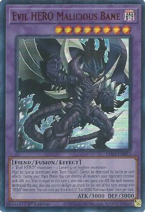 Evil HERO Malicious Bane (Red) (LDS3-EN033) - Legendary Duelists: Season 3 1st Edition - Premium Yugioh Single from Konami - Just $1.81! Shop now at Game Crave Tournament Store