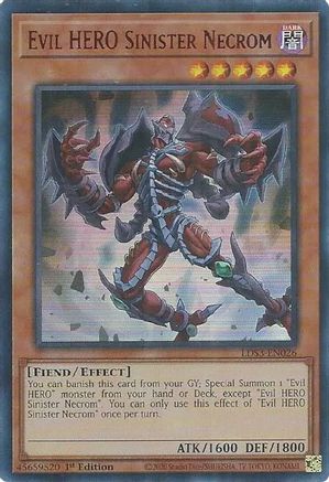 Evil HERO Sinister Necrom (Red) (LDS3-EN026) - Legendary Duelists: Season 3 1st Edition - Premium Yugioh Single from Konami - Just $0.42! Shop now at Game Crave Tournament Store
